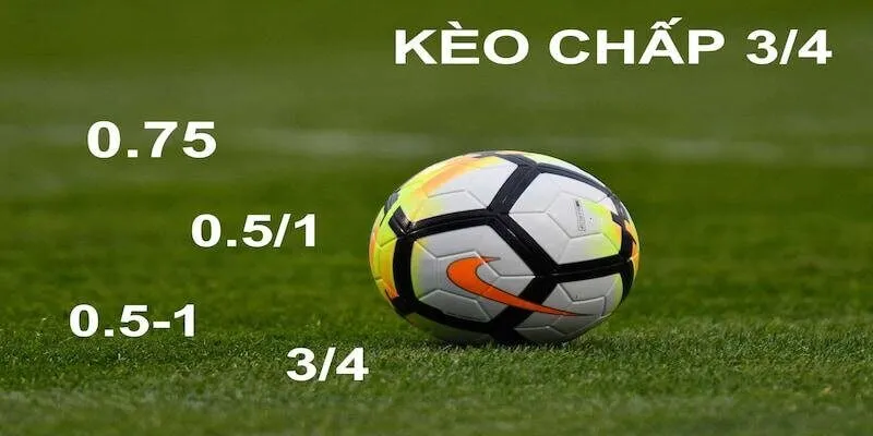 Cách tính tiền kèo ¾ là gì cũng giống như kèo châu á khác